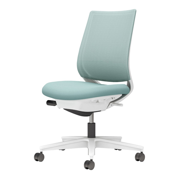 コクヨ ミトラ2 メッシュ スタンダードバック 肘無 樹脂脚/本体:ホワイト ランバーサポート無 NLキャスター C04-W100MW-E1