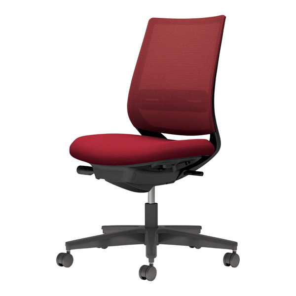 コクヨ ミトラ2 メッシュ スタンダードバック 肘無 ブラック樹脂脚 ランバーサポート有 C04-B102MW-/C04-B102MU-