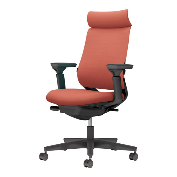 コクヨ ミトラ2 ファブリック アディショナルバック 可動肘 脚ブラック ランバーサポート有 C04-B332CW-/C04-B332CU-