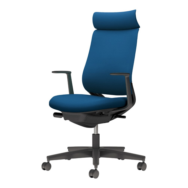 コクヨ ミトラ2 ファブリック アディショナルバック L型肘 脚ブラック ランバーサポート無 C04-B390CW-/C04-B390CU-