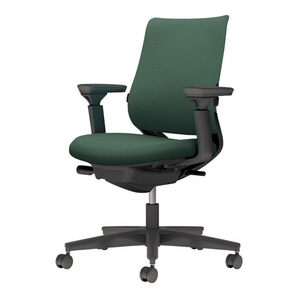 コクヨ ミトラ2 ファブリック スタンダードバック 可動肘 脚ブラック ランバーサポート有 C04-B132CW-/C04-B132CU-