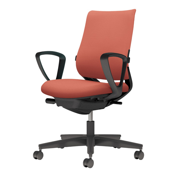 コクヨ ミトラ2 ファブリック スタンダードバック サークル肘 脚ブラック ランバー有 C04-B152CW-/C04-B152CU-