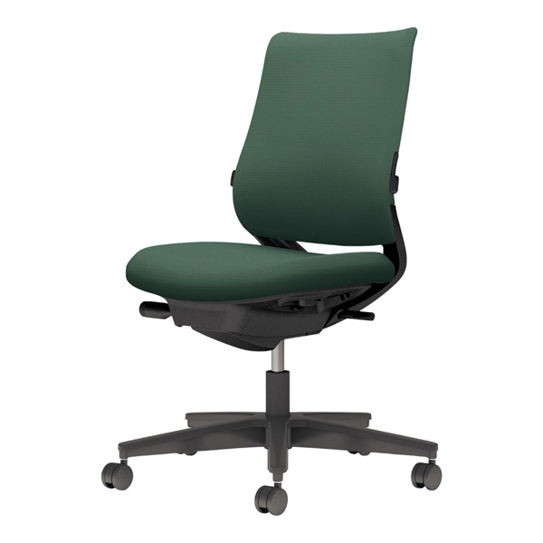 コクヨ ミトラ2 ファブリック スタンダードバック 肘無 脚ブラック ランバーサポート有 C04-B102CW-/C04-B102CU-