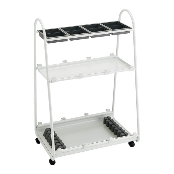 コクヨ Carrio キャリオ トレー付きタイプ トレー4個付き ホワイトフレーム 棚板色ホワイトグレー SCA-ST4-E11A1