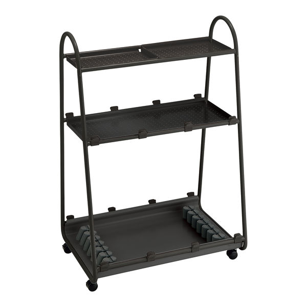 コクヨ Carrio キャリオ 上棚付きタイプ 上棚2個付き ブラックフレーム 棚板色ブラック SCA-SS2-6A6A1