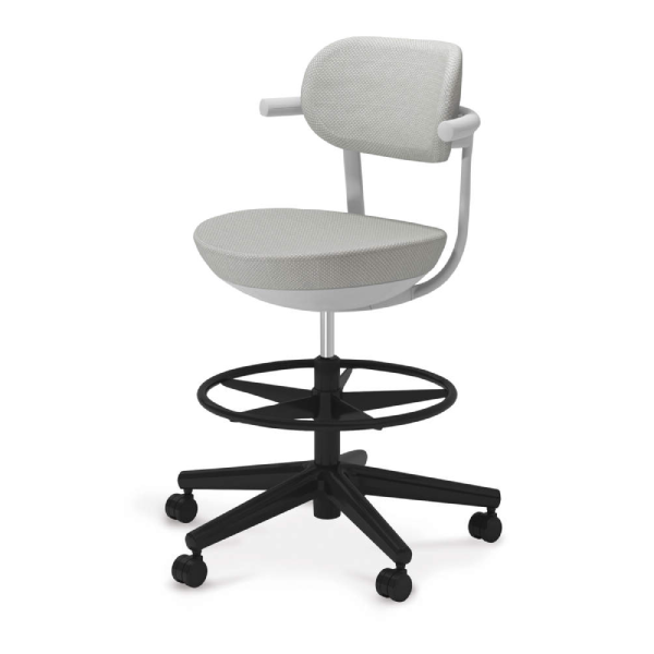 コクヨ パロチェア 背クッション ハイタイプ 背座同色 本体色グレー W555xD550xH925～1115 C07-B21CU-E2