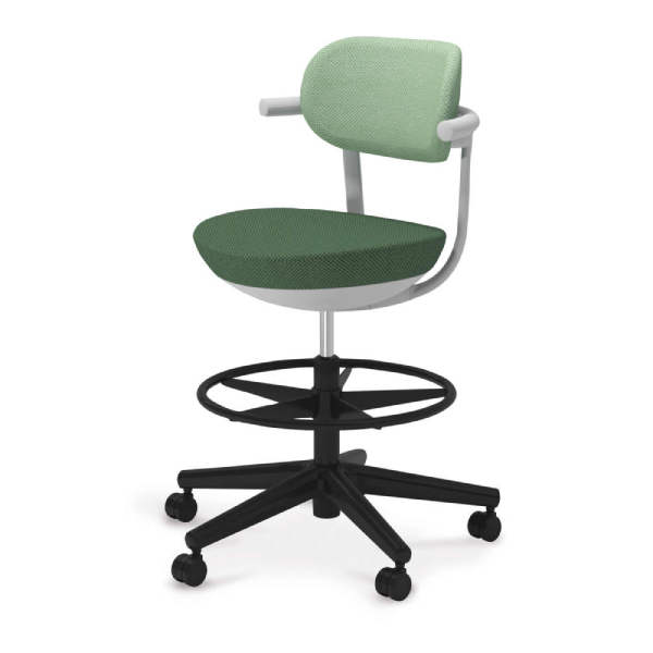 コクヨ パロチェア 背クッション ハイタイプ 背座別色 本体色グレー W555xD550xH925～1115 C07-B21CU-E2