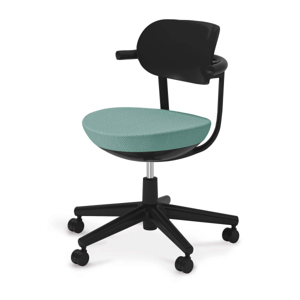 コクヨ パロチェア Pallo 背樹脂タイプ 本体色ブラック W555xD550xH760～850 C07-B11JU-BK