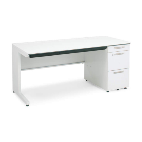 コクヨ ISデスク 片袖デスク W1600×D700×H720 A4タイプ シリンダー錠 SD-ISN167LCAS