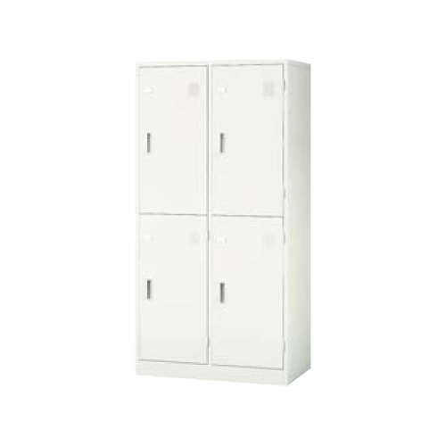 ナイキ LKロッカー 4人用ロッカー W900×D515×H1790 LK22L-W(クリアーホワイト)