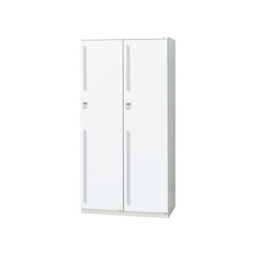 プラス 更衣ロッカー LZシリーズ カラータイプ 2人用 ダイヤル錠 W900×D515×H1790 LZ-2D 31-325