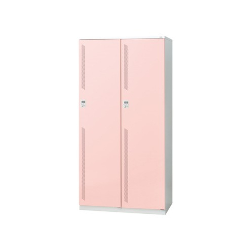 プラス 更衣ロッカー LZシリーズ カラータイプ 2人用 ダイヤル錠 W900×D515×H1790 LZ-2D 31-361