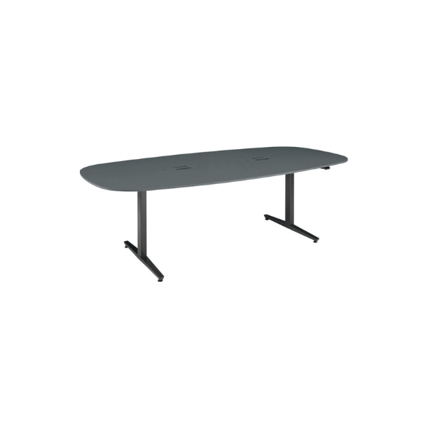 オカムラ スイフトネックス ワークデスク テーブル(楕円形) ショートストロークタイプ 配線口あり 3427VB-MB/MT/MK