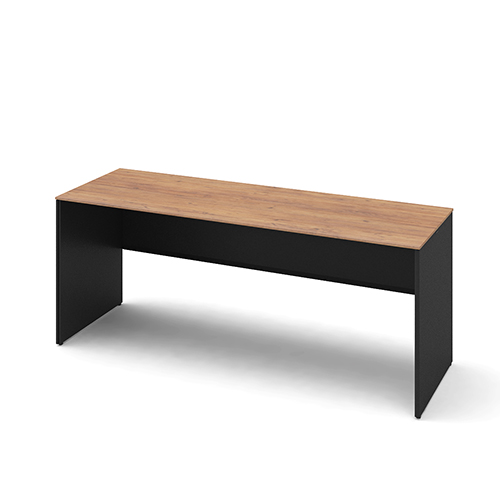 オカムラ ソリストデスク パネル脚 平机 スタンダード ティンバーウッド天板 W1800D600H720 3K25CA-MGL/-MGM