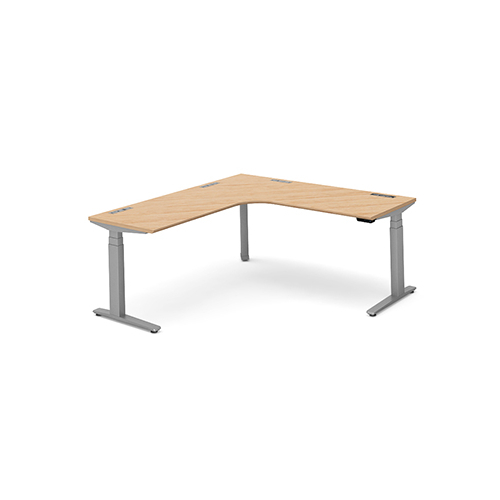 オカムラ スイフトデスク(Swift) 電動上下昇降ワークデスク L型タイプ  