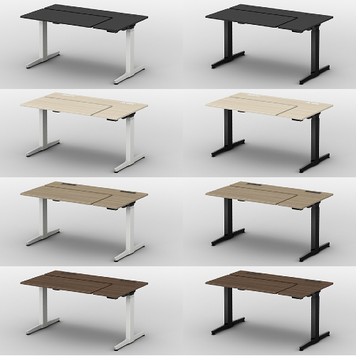 オカムラ リーガス(REGAS)電動上下昇降デスク L型水平天板タイプ 天板