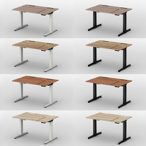 オカムラ リーガス(REGAS)電動上下昇降デスク L型水平天板タイプ