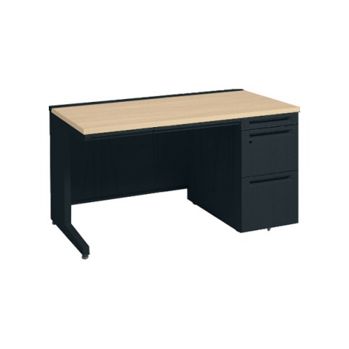 オカムラ アドバンス　片袖デスク W1200×D700×H720 3段袖 中央引出し付 3V1SAJ-MK57