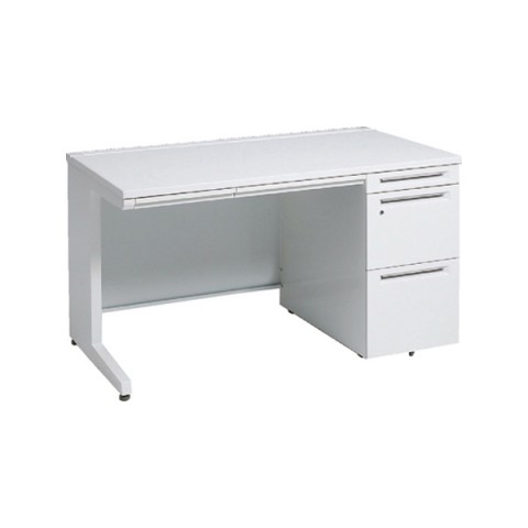 オカムラ アドバンス　片袖デスク W1100×D700×H720 3段袖 中央引出し付 3V1SAK-MK/3V1TAK-MK