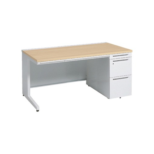 オカムラ アドバンス　片袖デスク W1600×D800×H720 3段袖 中央引出し付 3V1SBF-MK54