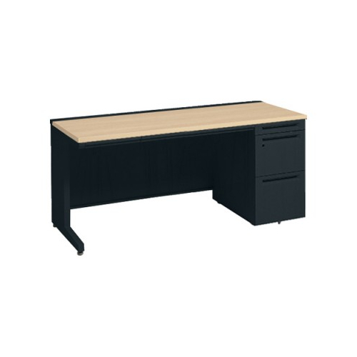 オカムラ アドバンス　片袖デスク W1800×D600×H720 3段袖 中央引出し付 3V1SCE-MK57