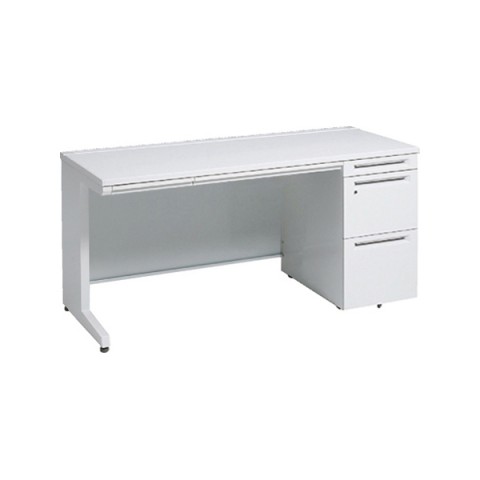 オカムラ アドバンス　片袖デスク W1600D600×H720 3段袖 中央引出し付 3V1SCF-MK/3V1TCF-MK