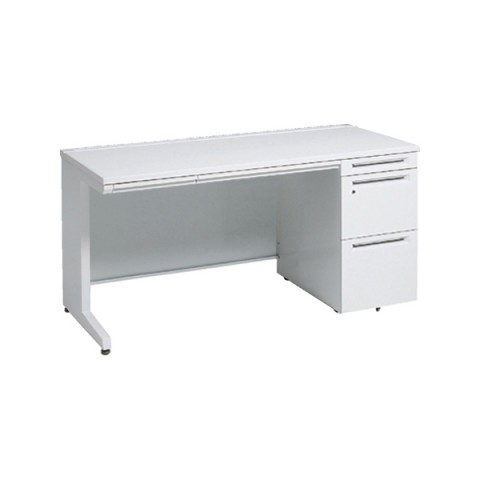 オカムラ アドバンス　片袖デスク W1500×D600×H720 3段袖 中央引出し付 3V1SCG-MK/3V1TCG-MK