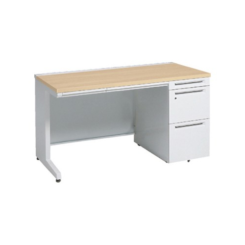 オカムラ アドバンス　片袖デスク W1200×D600×H720 3段袖 中央引出し付 3V1SCJ-MK54