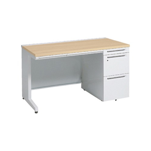 オカムラ アドバンス　片袖デスク W1100×D600×H720 3段袖 中央引出し付 3V1SCK-MK54