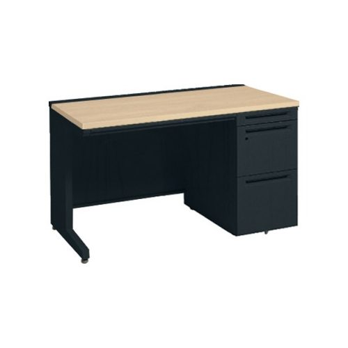 オカムラ アドバンス　片袖デスク W1000×D600×H720 3段袖 中央引出し付 3V1SCL-MK57