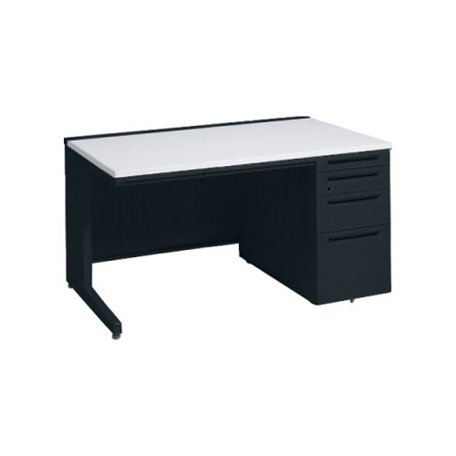 オカムラ アドバンス　片袖デスク W1200×D800×H720 4段袖 中央引出し付 3V1WBJ-MK61