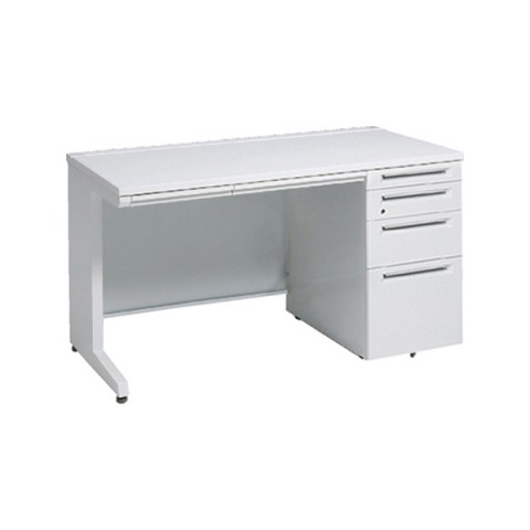 オカムラ アドバンス　片袖デスク W1100×D600×H720 4段袖 中央引出し付 3V1WCK-MK/3V1XCK-MK