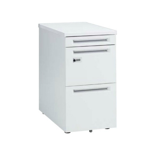 オカムラ アドバンス(ADVANCE) 脇机 ダイヤル錠 3段 W400×D700×H720 3V32AD-MK