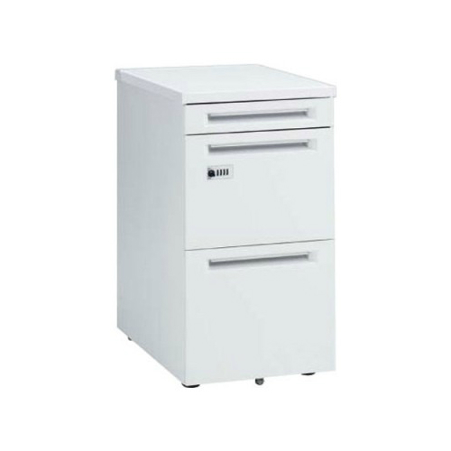 オカムラ アドバンス(ADVANCE) 脇机 ダイヤル錠 3段 W400×D600×H720 3V32AF-MK