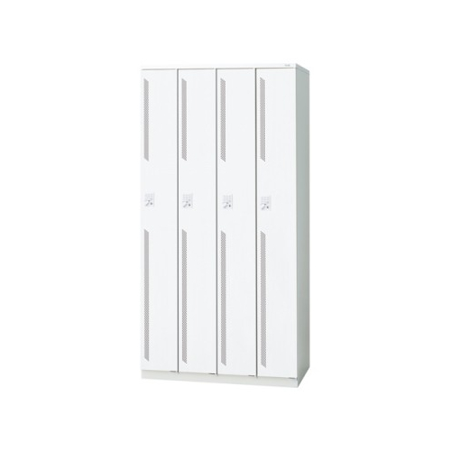プラス 更衣ロッカー LZシリーズ カラータイプ 4人用 プッシュ錠 W900×D515×H1790 LZ-4T 41-863