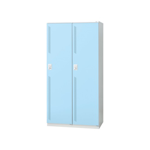 プラス 更衣ロッカー LZシリーズ カラータイプ 2人用 プッシュ錠 W900×D515×H1790 LZ-2T 41-871