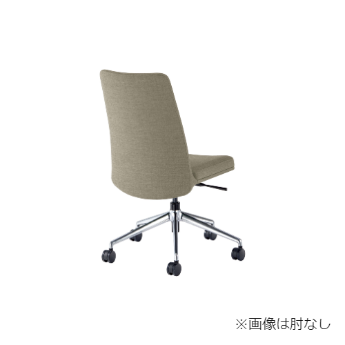 椅子　布張り 高座椅子(ブラウン・幅63×奥行77～139×高さ109～55.5cm