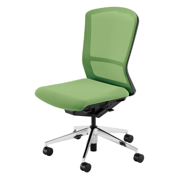 ウチダウチダ エルフィチェア メッシュ ハイバック 肘無 ウレタンキャスター 5-360-290/5-360-230
