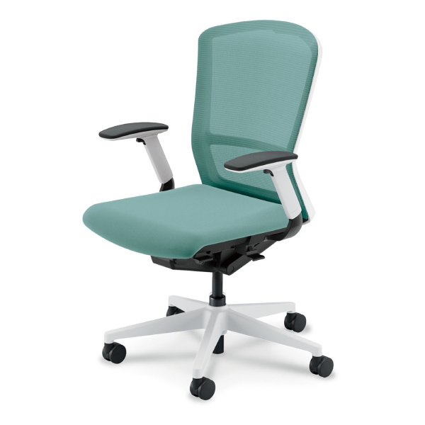 内田洋行 エルフィチェア(Elfie) メッシュタイプ ハイバック ホワイト