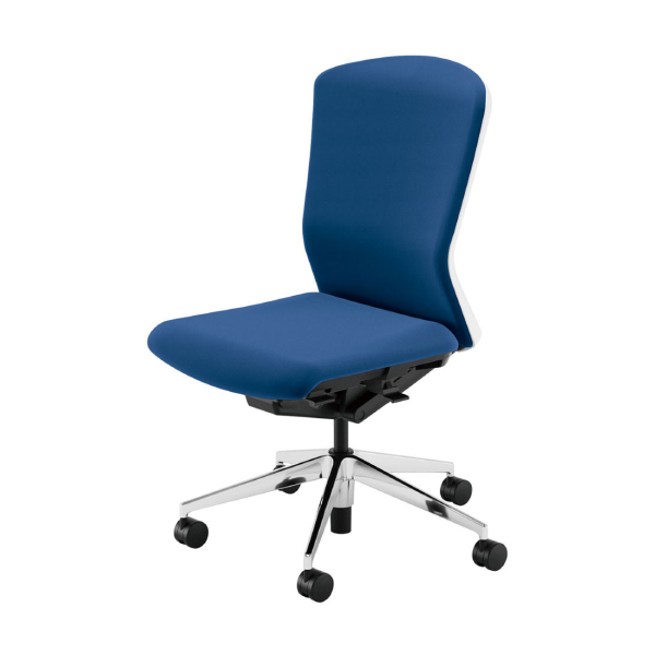 内田洋行ウチダ エルフィチェア 両面クロス ハイバック 肘無 ナイロンキャスター 5-360-680/5-360-620