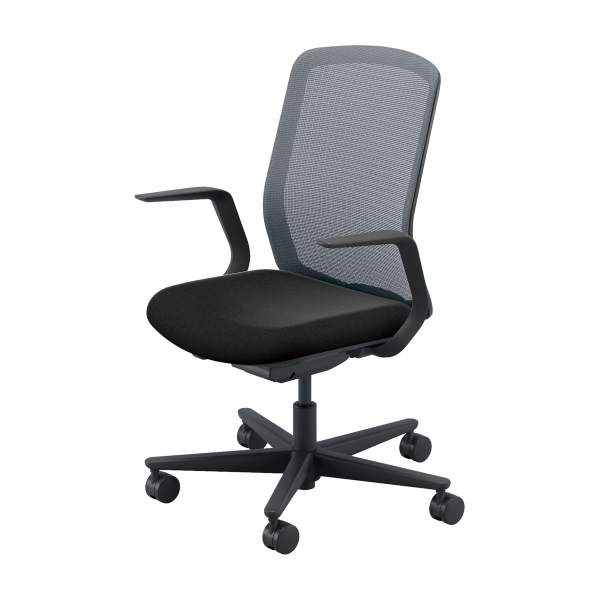 内田洋行 カリッサ2チェア メッシュ ハイバック 単色/ツートン(座) L型肘 ウレタンキャスター 5-370-67/5-370-17