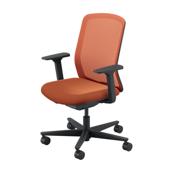 内田洋行 カリッサ2チェア メッシュタイプ ハイバック アジャスタブル肘 ナイロンキャスター 5-370-85/5-370-35