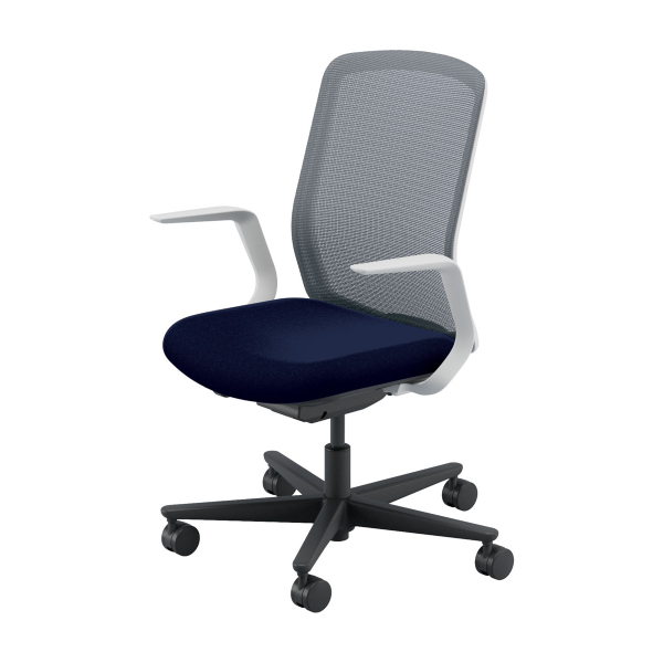 内田洋行 カリッサ2チェア メッシュタイプ ハイバックツートン(背) L型肘 ウレタンキャスター　5-370-67/5-370-17
