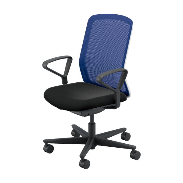 内田洋行 カリッサ2チェア メッシュ ハイバック 単色/ツートン(座) リング肘 ウレタンキャスター 5-370-77/5-370-27