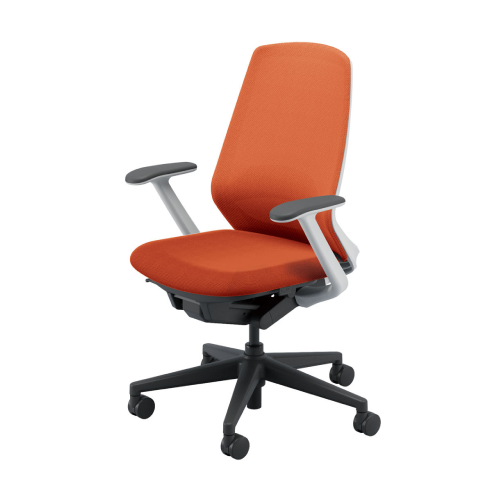 内田洋行 ニンバスチェア(Nimbus) ハイバック T型肘 ランバーサポート付 ジャケットハンガーなし ナイロンキャスター 5-373-465