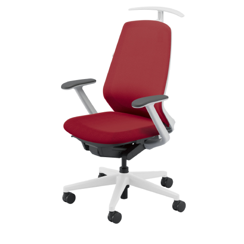 内田洋行 ニンバスチェア(Nimbus) ハイバック T型肘 ランバーサポートなし ジャケットハンガー付 ウレタンキャスター 5-373-6647