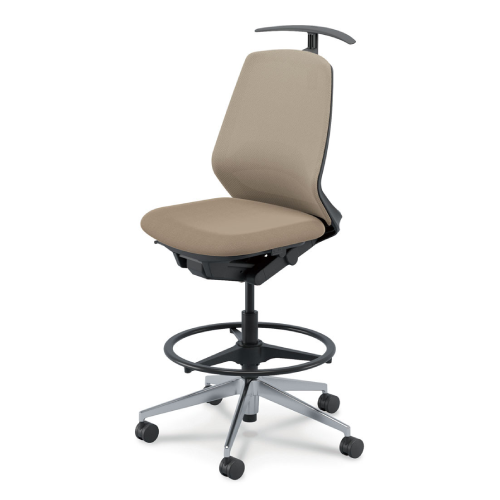 内田洋行 ニンバスチェア(Nimbus) ハイシート ミドルバック ポリッシュ脚 5-374-157A