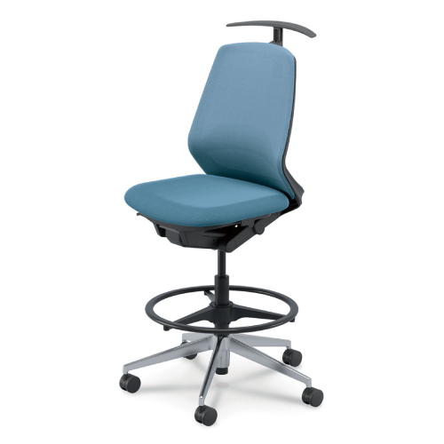 内田洋行 ニンバスチェア(Nimbus) ハイシート ミドルバック ポリッシュ脚 5-374-158C