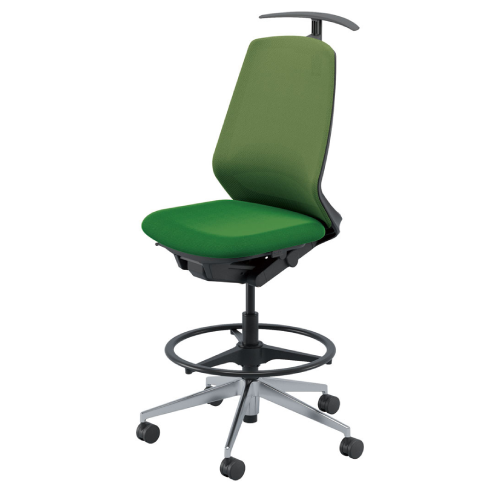 内田洋行 ニンバスチェア(Nimbus) ハイシート ミドルバック ポリッシュ脚 5-374-2574