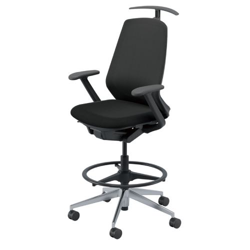 内田洋行 ニンバスチェア(Nimbus) ハイシート ミドルバック ポリッシュ脚 5-374-2670